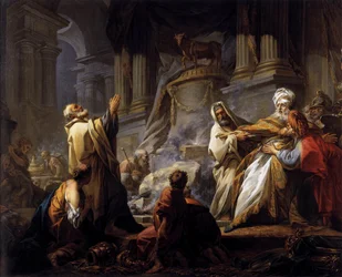 Geroboamo offre sacrifici all